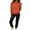Orange, variant on hotojiny Sweat Suits for Womens 2 Piece Set Crewneck Sweatshirts Fashion Jogger Lounge Sets Casual Loose Matching Sweatsuits