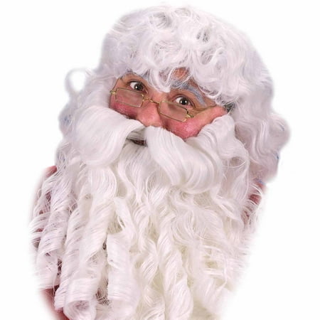 Santa Wig Beard Mustache Deluxe Adult Christmas Accessory