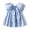 a-Light Blue29065, variant on Womens Strapless Color Block Striped Top With Front Ruffle Trim Bow Detail Flowy Casual Tube Top For Summer Beach Trips Wear Pink XXL