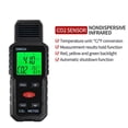 thumbnail image 2 of 3 in 1 CO2 Meter Air Quality Monitor Handheld 5000Ppm CO2 Monitor Measurement Carbon Dioxide / Detector S8601A, 2 of 5