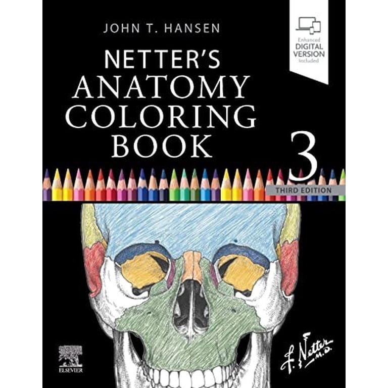 Pre-Owned Netter's Anatomy Coloring Book - Walmart.com