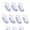 White, variant on Hanes Boys Socks, 10 Pack Ankle EZ Sort, Sizes S (4.5-8.5) - L (3-9)