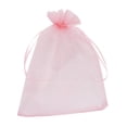 thumbnail image 2 of Bolsas de Organza Grandes de 200 Piezas Rosa Rubor, Bolsas de Regalo de de 17 x 23 cm Bolsas de Joyería con Cordón, 2 of 8