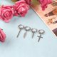 thumbnail image 4 of Pendientes de cruz, pendientes colgantes para mujeres y niñas, pendientes de alta calidad, joyería pulida., 4 of 5