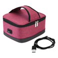 thumbnail image 4 of Xingzhi USB Lunch Box Electric Thermal Bag Food Warmer for Car Cooking Working Red, 4 of 9