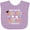 Lavender, variant on Inktastic My Mom Graduated and I'm Super Proud Boys or Girls Baby Bib