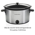 thumbnail image 2 of Olla de Cocción Lenta Hamilton Beach 3 Ajustes de Temperatura, Olla de Cerámica y Tapa de Vidrio 10 Qt 450 W Reacondicionado, 2 of 6