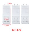 thumbnail image 1 of 3PCS Hooks Bra Extender for Women‘s Elastic Bra Extension Strap Hook Clip Expander Adjustable Belt Buckle Intimates LUHAN, 1 of 7