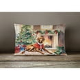 thumbnail image 4 of Vizsla Cozy Christmas Throw Pillow 12 in x 16 in, 4 of 4