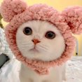 thumbnail image 5 of Adjustable and Comfortable Pet Cat Hat Soft, Warm, Adorable Headband with Fastener Tape for Secure and Comfortable Wear, 5 of 7
