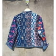 thumbnail image 2 of Patchwork Floral Print Cotton Handmade Kantha Jacket, Womens Clothing Quilted Reversible Coat Kimono Indian Hand Printed Vintage Boho Vest Christmas Gift CQJ-03_L, 2 of 2