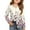 Beige, variant on Long Sleeve Shirts for Children Girls Causal Back To School Button Down Collared Tops Formal Floral Print Uniform Classic Fall Uniform Shirt with Pocket Black 6-7 Years