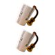 thumbnail image 1 of Toystoory Taza de cerámica elegante y duradera, tazas de té, regalo para amantes del té, novedad, taza de notas musicales, tazas de pentagrama Pentagrama de guitarra negra 10x7.5 cm 2Conjunto, 1 of 1