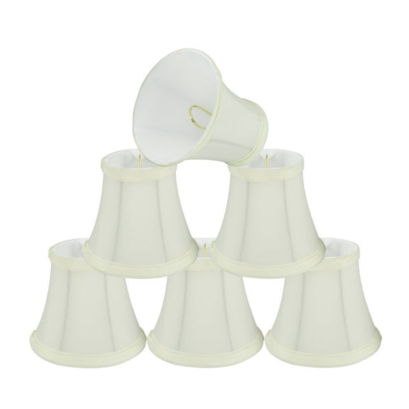 Aspen Creative Corporation 5'' Silk Bell Candelabra Shade (Set of 6)
