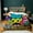 Color4, variant on Teens_Titans Duvet Cover Set 3pcs Cartoon Lightweight Bedding Set for All Season Soft Breathable Quilt Cover with Zipper Closure