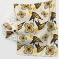 thumbnail image 6 of Disketp Yellow Flowers Hummingbird Dog Blanket/Bed Cover for Dogs and Cats,Puppy Essentials-Large, 6 of 8