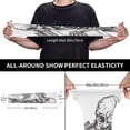 thumbnail image 3 of Fuzoiu Skeleton Book Lover Print Cooling Sleeves for Sun Protection,UV Cooling Sleeves,Cooling Arm Sleeves for Men & Women,Ideal for Outdoor Activitie, 3 of 7