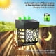 thumbnail image 2 of Solar Powered Garden Lights, 4 Pack Solar Fence Lights Outdoor Wall Lights Ip54 Waterproof Decorative Outdoor Solar Light For Patio, Paths Auto On/off, 2 of 5