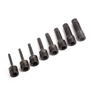 WINMAX AUTOMOTIVE TOOLS 8 Pieces SAE Standard 1/2 Drive Impact Socket Set Hex Bits Long Air Allen Driver