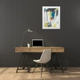 thumbnail image 3 of Vess, June Erica 19x24 White Modern Wood Framed Museum Art Print Titled - Mix and Mingle II, 3 of 4