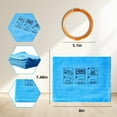 thumbnail image 4 of Reusable Blue Cloth Filter & Clamp Ring, 2-Pack,20-1100,Compatible with Hyper Tough 3 Gallon Vacuum (AT18203P-3B) and 4 Gallon Vacuum (AT18306-4B), 4 of 7