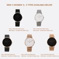 thumbnail image 2 of Reloj de Pulsera de Cuarzo I8 para Hombres y Mujeres de Acero Inoxidable 5ATM, 2 of 8