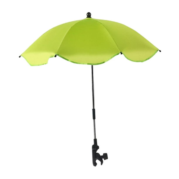 Sombrilla con clip para silla de playa, ligera, para pesca Verde