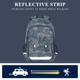 thumbnail image 5 of FORMRS Unisex School Backpack 17" Student Travel Bag with Laptop Compartment, Green Flourishing Garden, 5 of 7