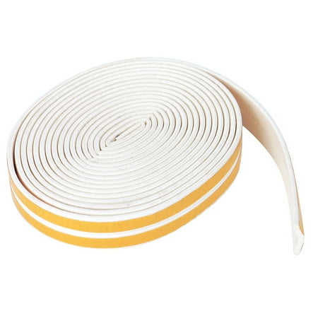 

Hxdcxing Sealing Strip 5M D/E/P/I Type Foam Weather Draught Excluder Self Adhesive Window Door Seal Str (White One Size)