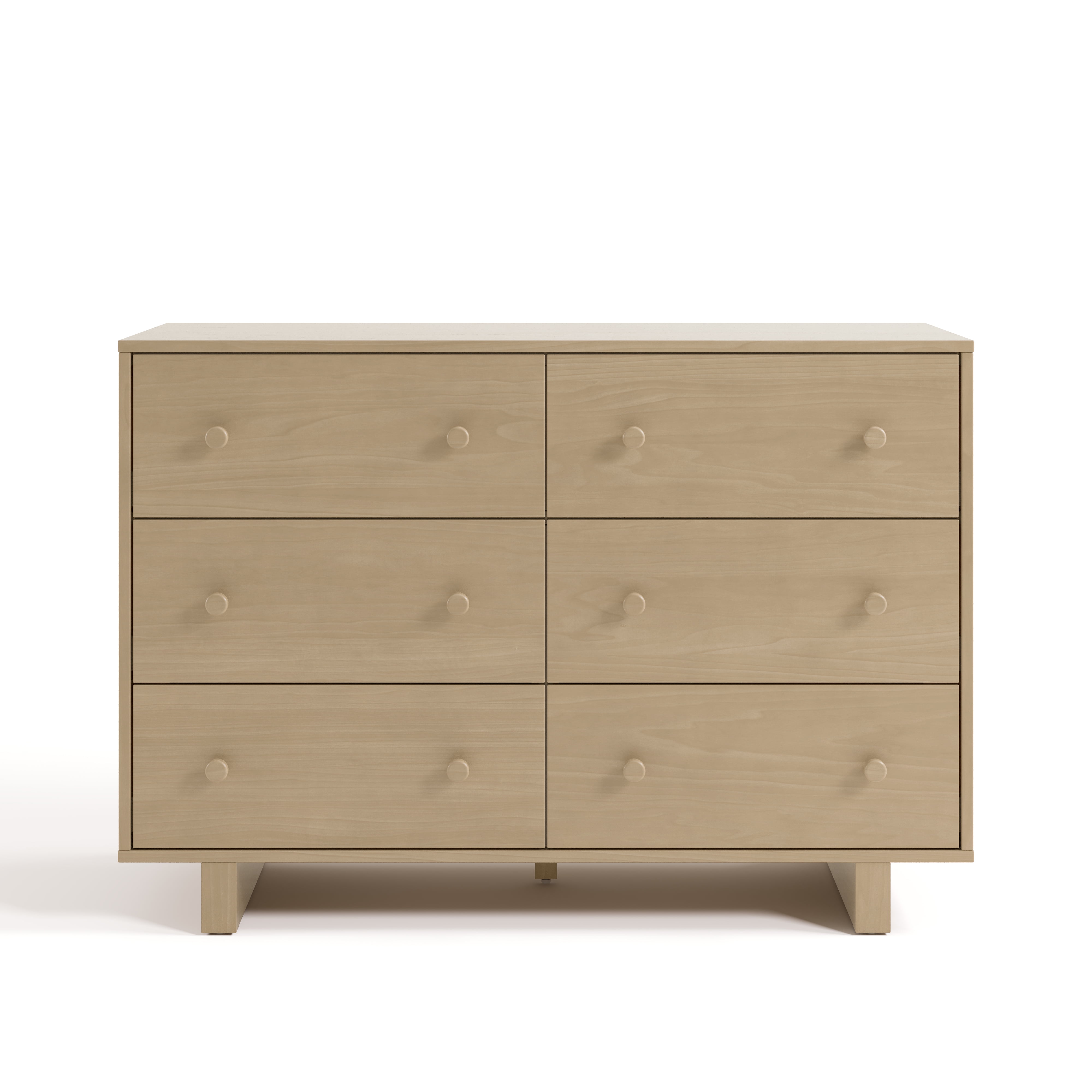 Storkcraft Texas 6 Drawer Dresser, Driftwood