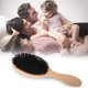 thumbnail image 2 of Juego de cepillos para el cabello con peine de madera Cepillos para el cabello suaves naturales TFixol cepillo de pelo, 2 of 7