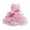 Pink, variant on 3-10Y Lace Princess Dresses Flower Girl Wedding Dress for Kids Baby Sleevelesss Tulle Pageant Ball Party Gowns