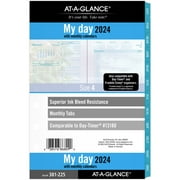 AT-A-GLANCE 2024 Seascapes Daily Monthly Planner Two Page Per Day Refill
