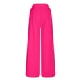 thumbnail image 4 of Timegard Wide Leg Pants for Women Plus Size High Waist Button Fall Fashion Slim Fitting Flare Leggings, 4 of 4