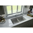 thumbnail image 2 of Karran Usa QU-710-BL Quartz Qu 32" Undermount Double Basin Quartz Composite Kitchen Sink -, 2 of 5