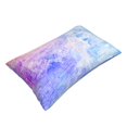thumbnail image 3 of YFYANG Super Soft Rectangular Plush Cushion Cover (Without Pillow Insert), Blue Dream Watercolor Art Comfort and Non-Pilling Hidden Zip Bedroom Sofa Pillowcases, 16"x24", 3 of 9