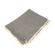 thumbnail image 5 of Mantel rectangular de fibra de poliéster, cubierta de mesa decorativa con encaje de borlas para el hogar, restaurante, hotel, café gris 140x180cm/55.1x70.9in, 5 of 10