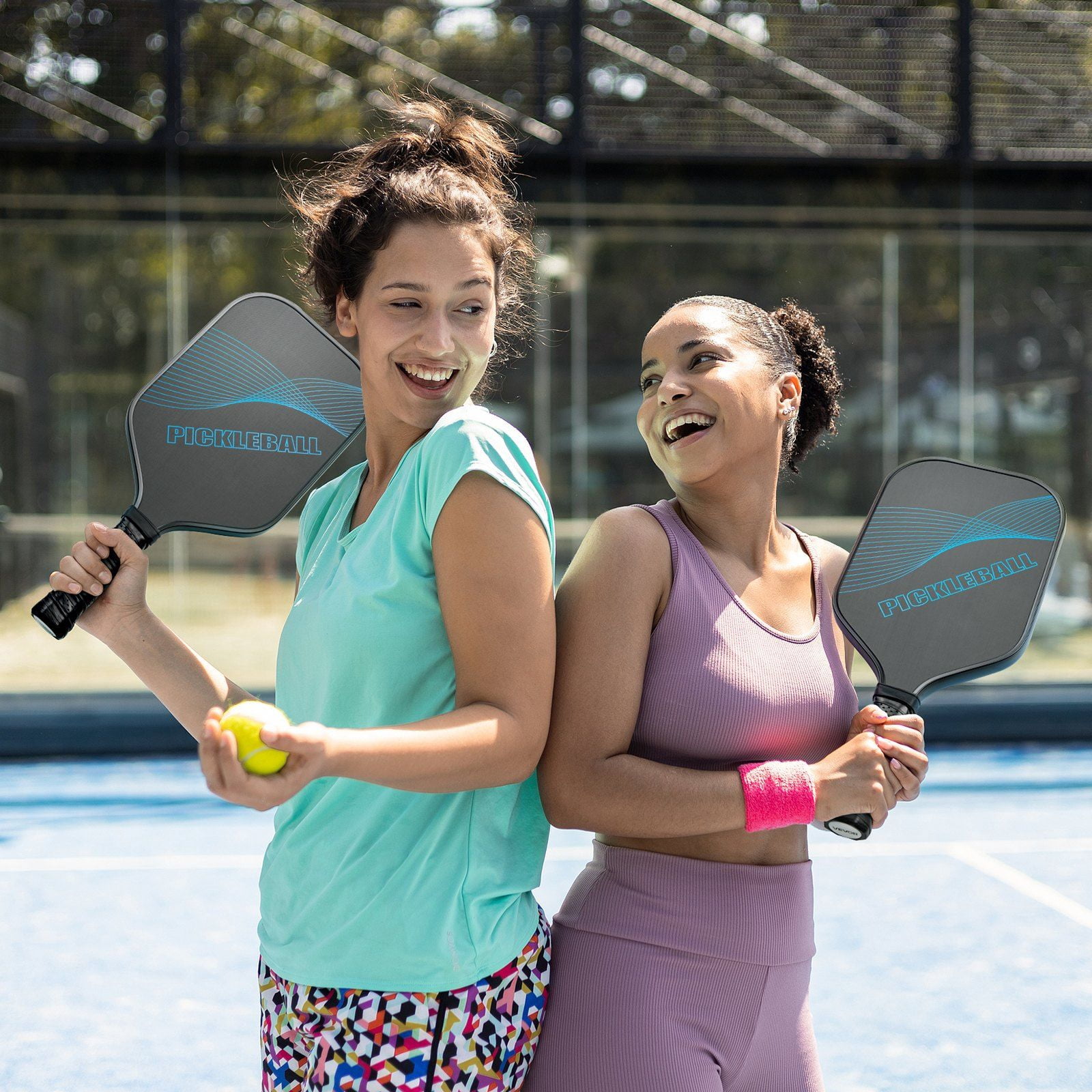 Pro Carbon Fiber Pickleball Paddle with T700 Surface, 16mm Honeycomb Core, Cushioned Non-Slip Grip, Wide Body Shape, and Lightweight Design for Indoor and Outdoor Competitive Play