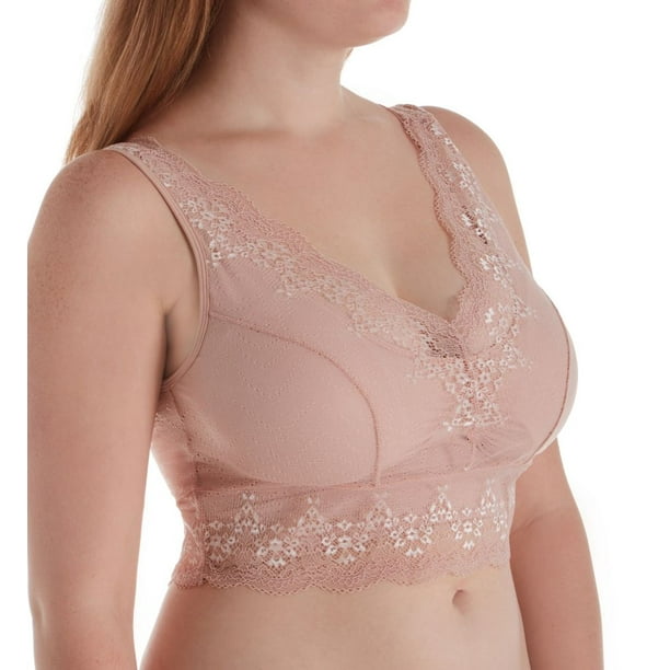 Rhonda Shear Women S Rhonda Shear 9343 Seamless Bra With Lace Overlay Walmart Com Walmart Com