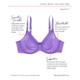 thumbnail image 3 of Curvy Couture Women's Plus Size Sheer Mesh Full Coverage Unlined Underwire Bra, 3 of 4