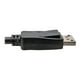 Eaton Tripp Lite Series DisplayPort HDMI 15 ft 1.2 to Active Adapter Cable (M/M), 4K 60 Hz, Gripping HDMI Plug, HDCP 2.2, (4.6 M) - Câble adaptateur - DisplayPort mâle vers HDMI mâle - 15 pi - noir - actif, 4K – image 3 sur 6