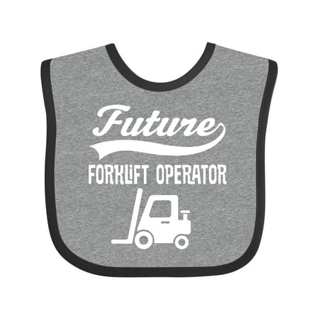 

Inktastic Future Forklift Operator Gift Baby Boy or Baby Girl Bib
