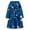 Blue, variant on Wenfanal Toddlers and Baby Girls' Hooded Sleeper Robe Pajamas for Big/Teen Girls Cute,Children's Bathrobe Flannel Fall Coral Fleece Printed Home Clothes Hooded Nightgown Size 5-6 Years,Blue