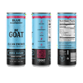 thumbnail image 2 of BeGOAT Blue Raspberry Zero Sugar Clean Energy Drink, 12 oz can (12 Pack), 2 of 6