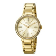 Ferre Milano FM1L084M0061 Womens Swiss Made Quartz Gold Bracelet Watch with Gold Dial
