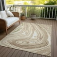 thumbnail image 6 of Addison Rugs Chantille Indoor/Outdoor Transitional Swirls Beige Washable Rectangle Rug, 8' x 10', 6 of 6