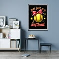 thumbnail image 7 of Diamond Art Kits for Adults - Cute Cartoon Softball Print No.3 5D Frameless Dimond Painting Kit for Adults Beginner, Round Diamond Kits for Home Wall Decor, Gift for Women, 7 of 7