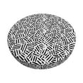thumbnail image 6 of Uemuo Weave Geometric Pattern Round Bar Stool Seat Covers Washable Stool Cushion Slipcover Elastic Bar Chair Covers-13 inch, 6 of 7