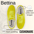 thumbnail image 4 of Cushionaire Bettina Women's Retro Sneaker With Cushioned Insole and Durable Gum Sole - Wide Widths Available, 4 of 15
