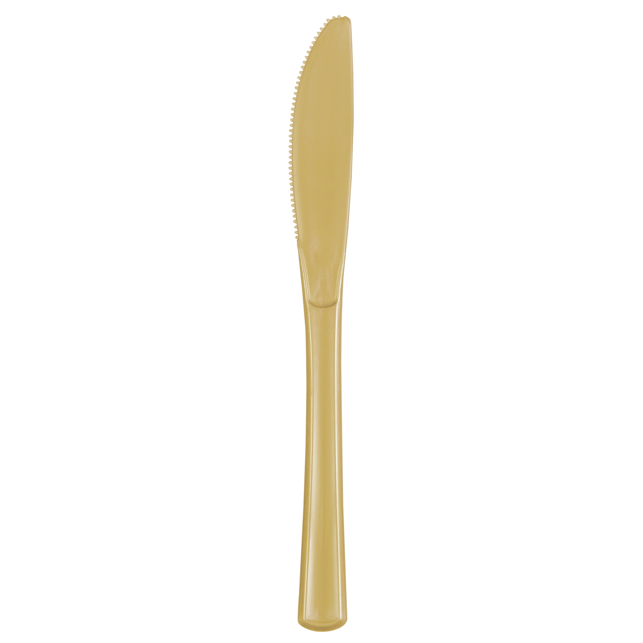 (6 pack) 24CT Gold Disposable Plastic Forks by Way To Celebrate